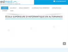 Tablet Screenshot of esimed.fr
